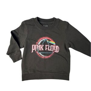 Pink Floyd Toddler Sweatshirt Black Dark Side of the Moon Graphic Pullover 18M